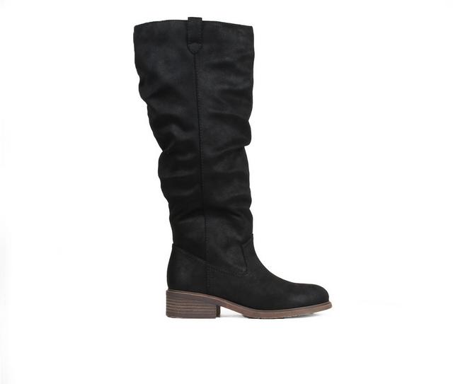 Women's Unr8ed Rowe 2 Wid Width & Wide Calf Knee High Boots in Black WW/WC color