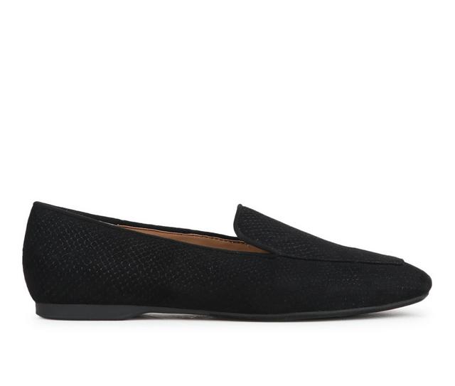 Women's Me Too Parker-SC Flats in Black Snake color