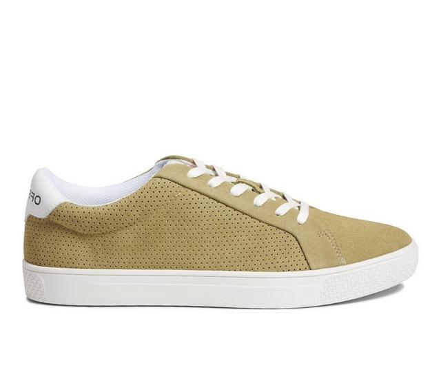 Men's Official Program CTM-50 Casual Oxfords in Olive Suede/Wht color