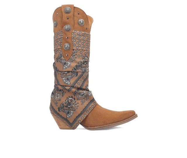 Women's Dingo Boot Rhapsody Western Boots in Camel color