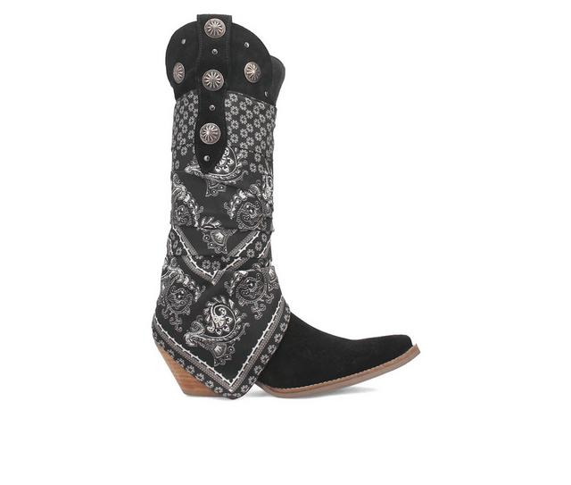 Women's Dingo Boot Rhapsody Western Boots in Black color