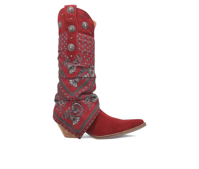 Women's Dingo Boot Rhapsody Western Boots in Red color