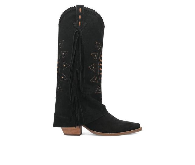 Women's Dingo Boot Spirit Trail Western Boots in Black color