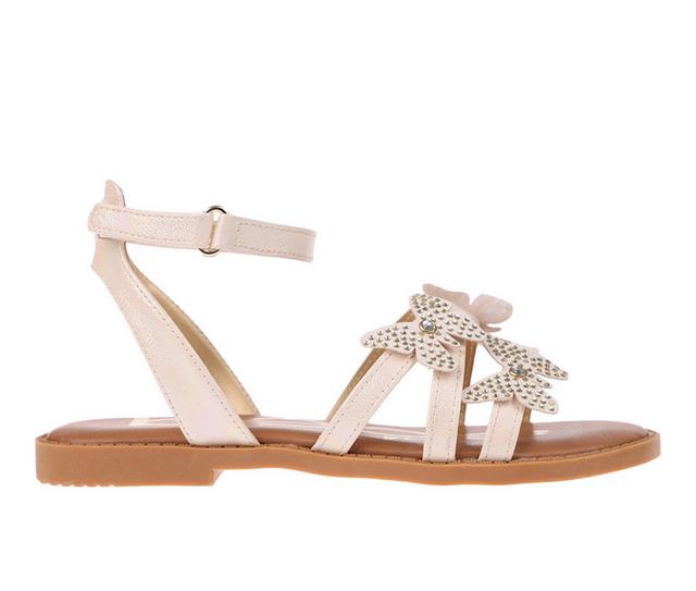 Girls' Bebe Little & Big Kid Alexandria Sandals in Light Gold color