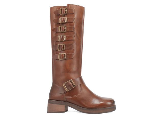 Women's Dingo Boot Wild N Free Knee High Moto Boots in Brown color