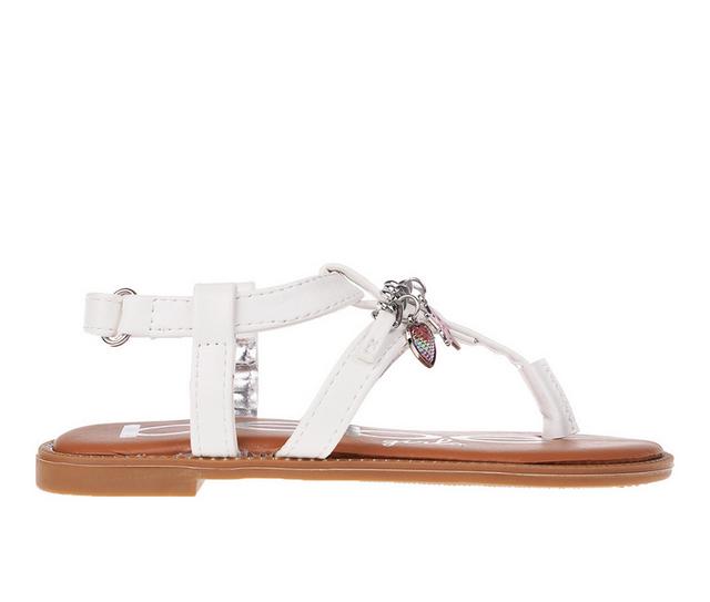 Girls' Bebe Little & Big Kid Taylor Sandals in White color