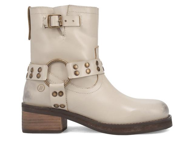 Women's Dingo Boot Anarchy Moto Booties in White color