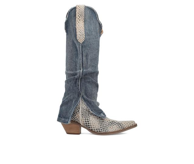 Women's Dingo Boot Shabby Western Boots in Blue color