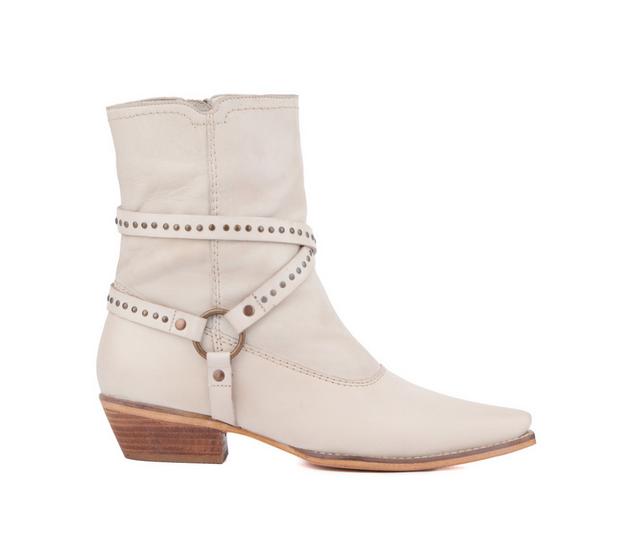 Women's Vintage Foundry Co Sophia Booties in Ivory color