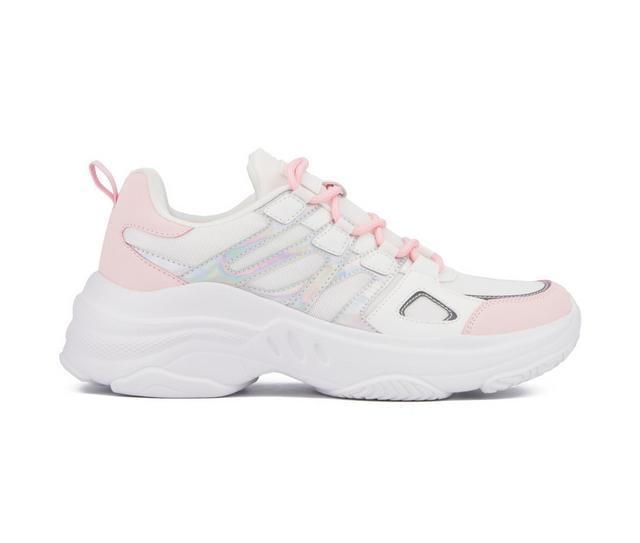 Women's Olivia Miller Show Off Sneakers in Pink Combo color