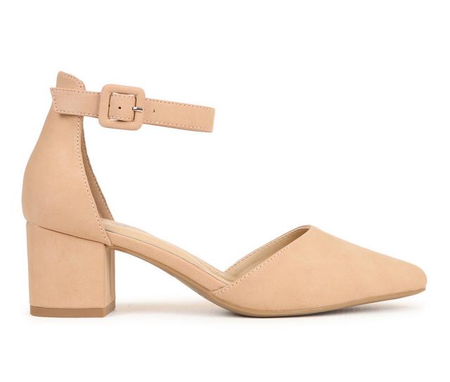 Women's Solanz W-Gino Pumps in Dk Nude color