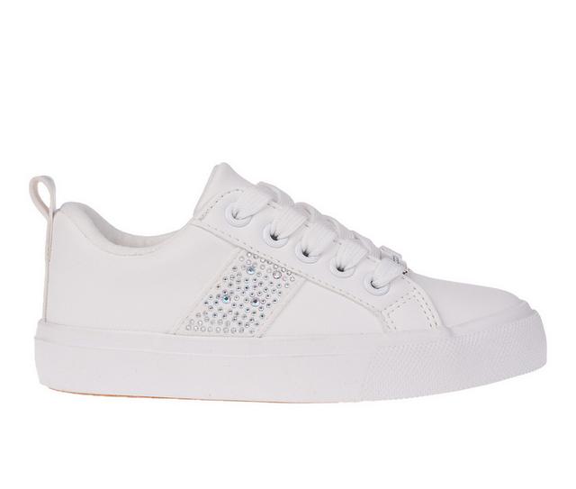 Girls' Bebe Little & Big Kid Bree Fashion Sneakers in White color