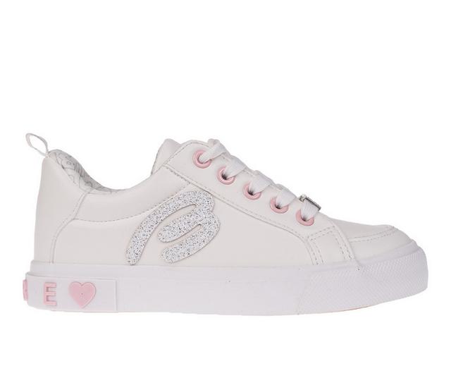 Girls' Bebe Little & Big Kid Elodie Fashion Sneakers in White color