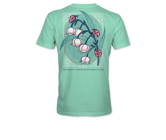 Lily Grace Ladybugs Short Sleeve Shirt in MINT color