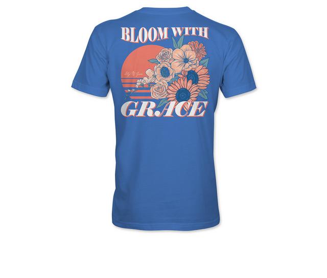 Lily Grace Bloom With Grace Short Sleeve Shirt in MARINE color