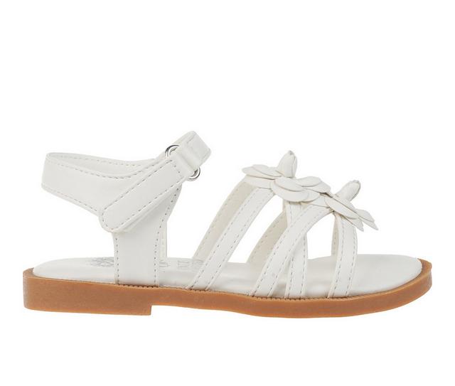 Girls' Vince Camuto Toddler Lil Flora Sandals in White color
