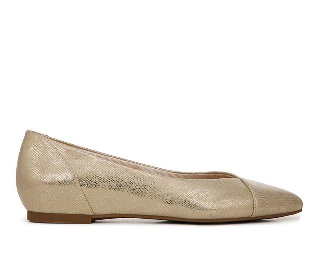 Women's LifeStride Promise Flats in Platino Gold color