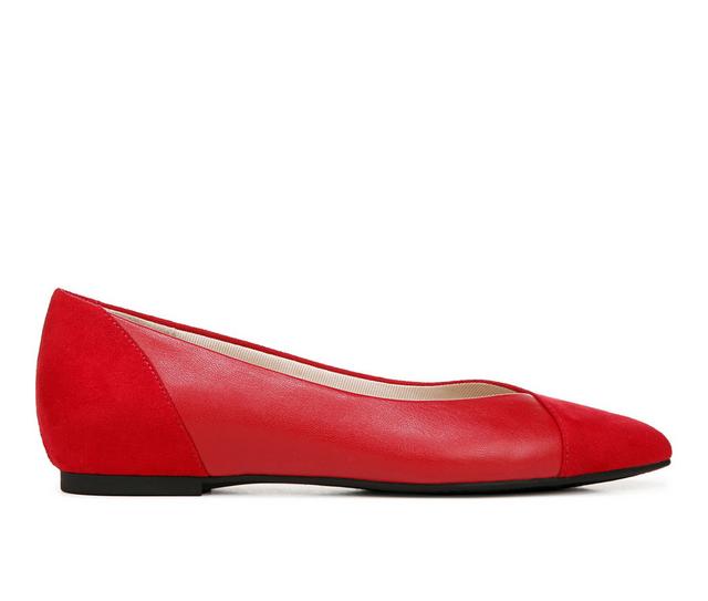 Women's LifeStride Promise Flats in Fire Red color