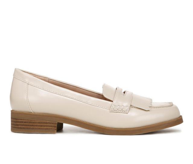 Women's LifeStride Santana Loafers in Cream Beige color