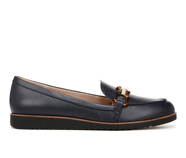 Women's LifeStride Zee 3 Loafers in Lux Navy color