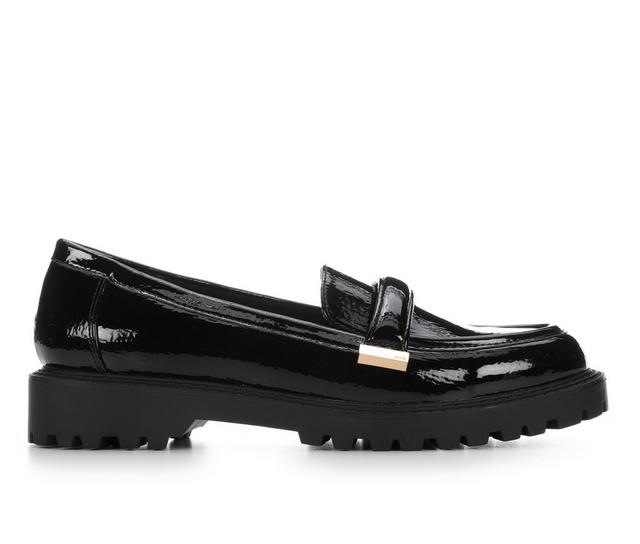 Women's Jones New York Primad Loafers in Black Patent color