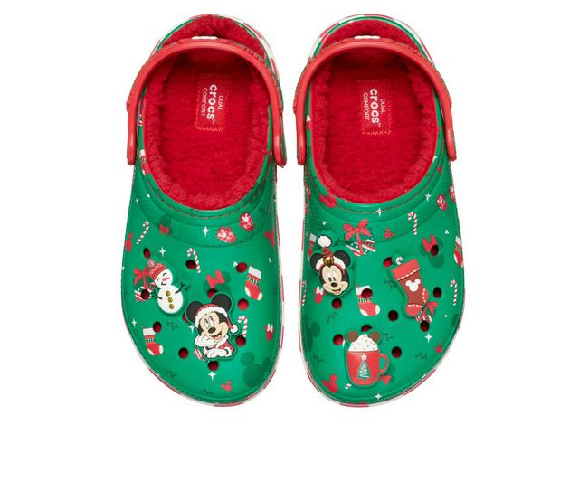 Adults' Crocs Mickey Holiday Lined Classic Clogs in Multi color