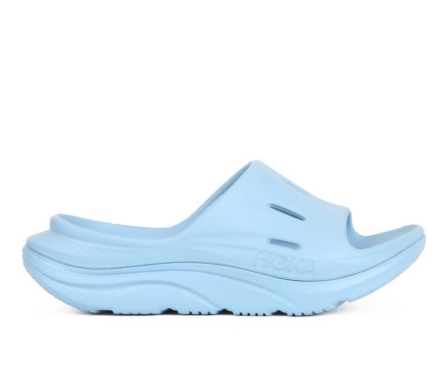 Adults' Hoka One One Ora Recovery Slide 3 Sandals in Dusk color