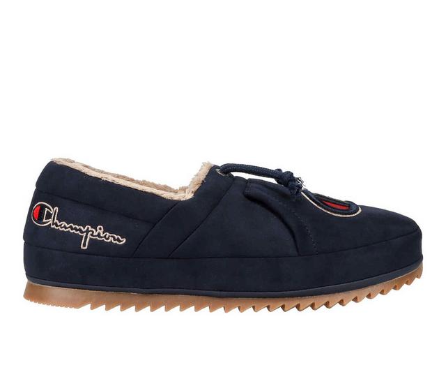 Champion University Microsuede Slippers in Blue color