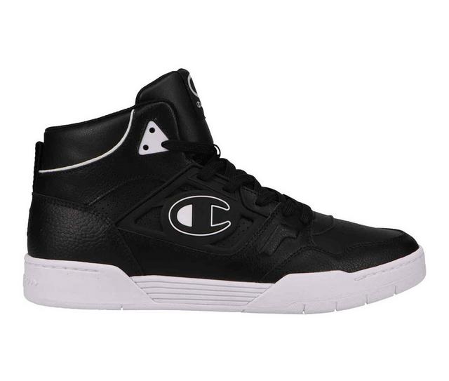 Men's Champion 5 on 5 Hi Sneakers in Black color