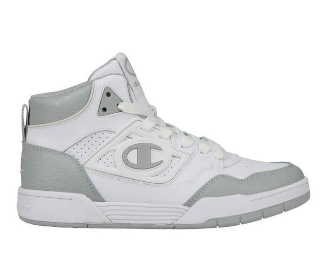 Men's Champion 5 on 5 Hi Sneakers in White color