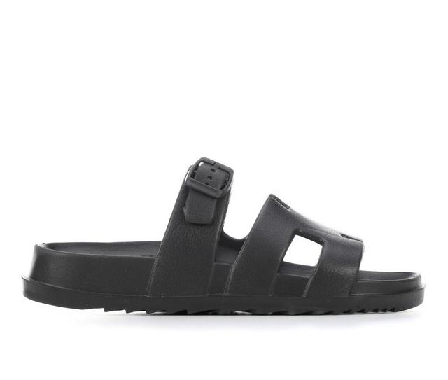 Women's Madden Girl Darliing Footbed Sandals in Black color