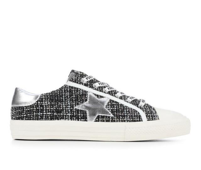Women's VINTAGE HAVANA Alexa Sneakers in Black/Wht Tweed color