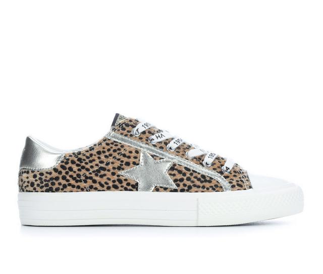 Women's VINTAGE HAVANA Alexa Sneakers in Leopard/Gold color
