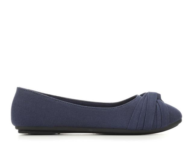 Women's Harborsides Novalee Flats in Navy color