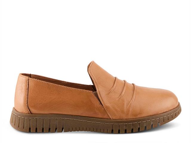 Women's SPRING STEP Patton Slip-ons in Camel color