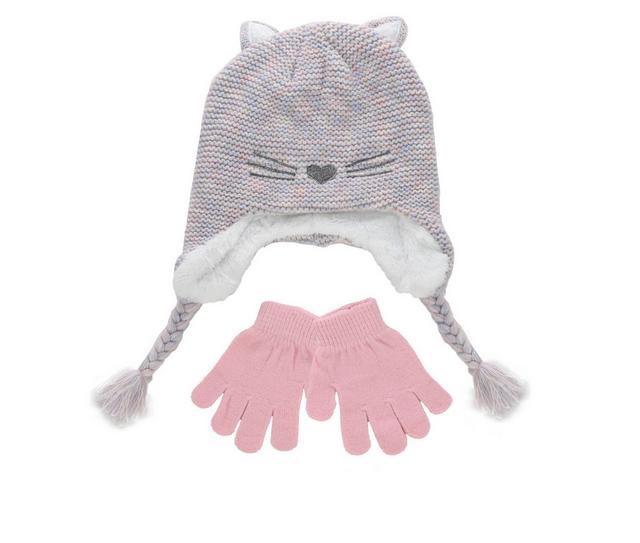 Capelli New York Cat Earflap Hat in Grey Combo color