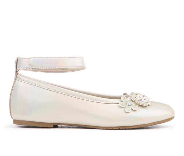 Girls' Rachel Shoes Little Kid & Big Kid Heidy Flats in ivory shimmer color