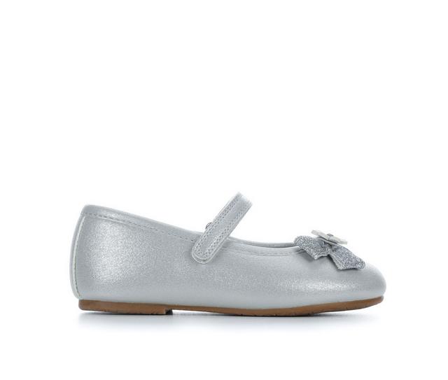 Girls' Rachel Shoes Toddler Lolah Flats in pale silver color