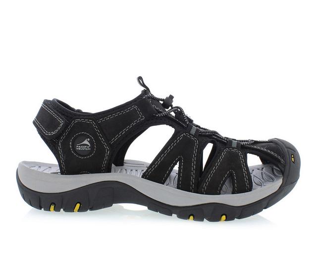 Men's Pacific Mountain Riverbank Outdoor Sandals in Black color