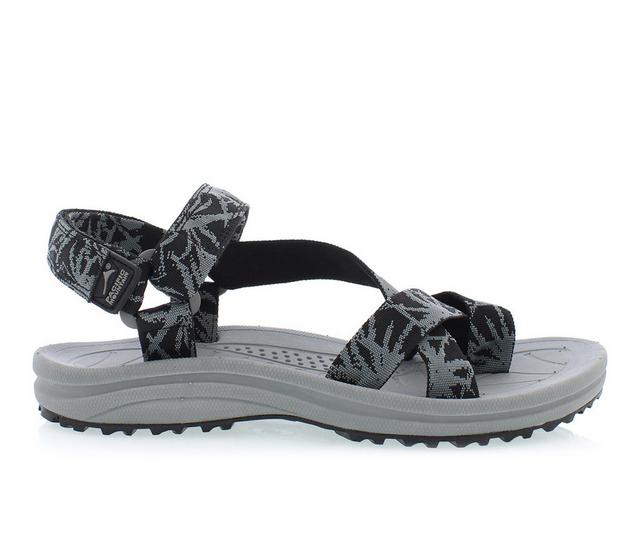 Women's Pacific Mountain Avery Outdoor Sandals in Black/Grey color