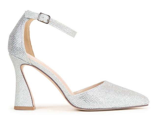 Women's Lauren Lorraine Thea Special Occasion Shoes in Silver color