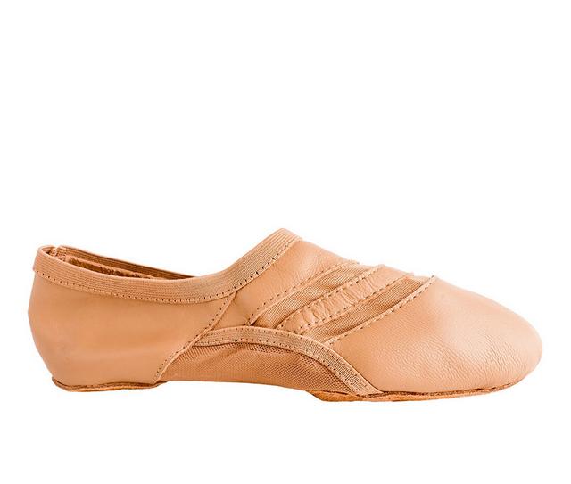Women's Dance Class Modelo Jazz Dance Shoes in Caramel color