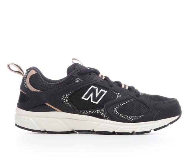 Adults' New Balance ML408 Sneakers in BLK/LEOPARD color