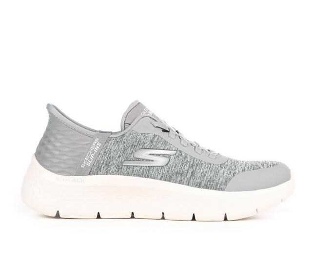 Women's Skechers Go 124835 Go Walk Flex Slip In Walking Shoes in Grey color