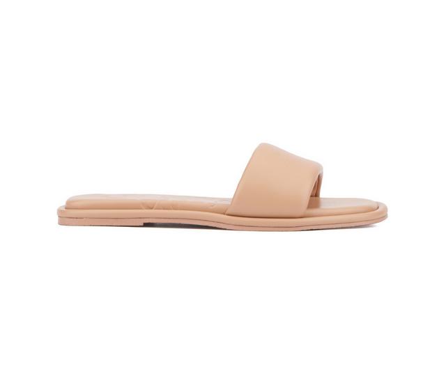 Women's Olivia Miller Power Play Sandals in Nude color