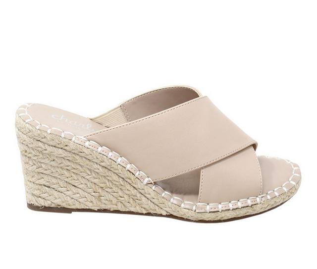 Women's Charles by Charles David Notch Wedge Sandals in Linen color