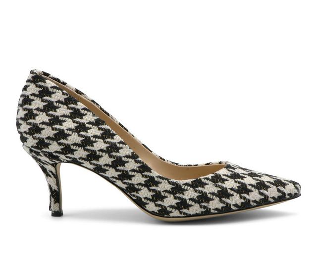 Women's Charles by Charles David Angelica Pumps in Black/White-Ht color