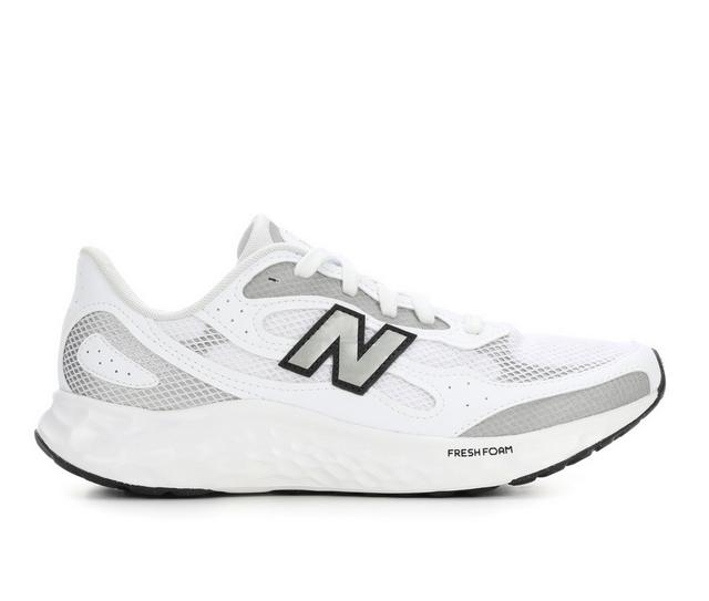 Men's New Balance Arishi Lux Sneakers in White/Silver color