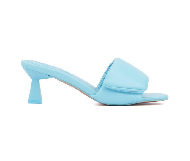 Women's Olivia Miller Allure Dress Sandals in Light Blue color