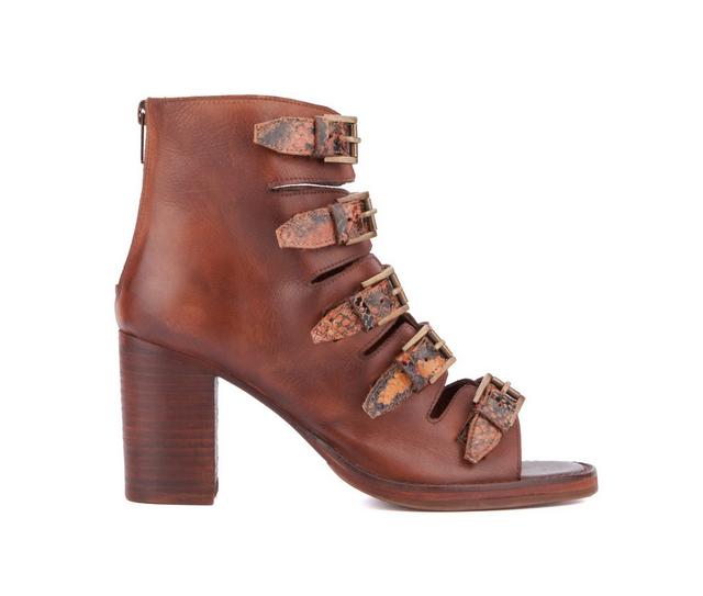 Women's Vintage Foundry Co Lauralyn Dress Sandals in Cognac color